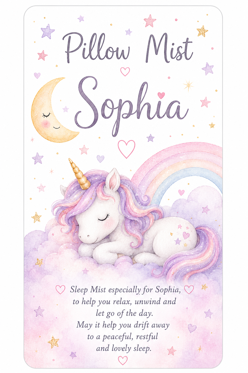 Personalised Pillow Mist for Children - 50ml