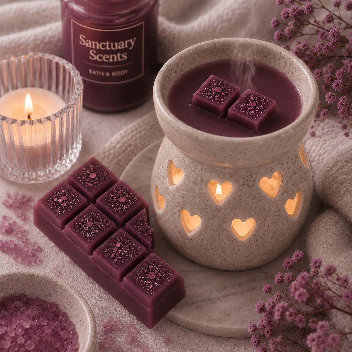 Velvet Plum Wax Melt Snap Bar