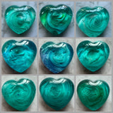 Handmade Shades of Turquoise Resin Car Air Freshener - Car Diffuser