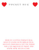 Copy of Perfectly Imperfect Pocket Hugs - Pocket Hearts