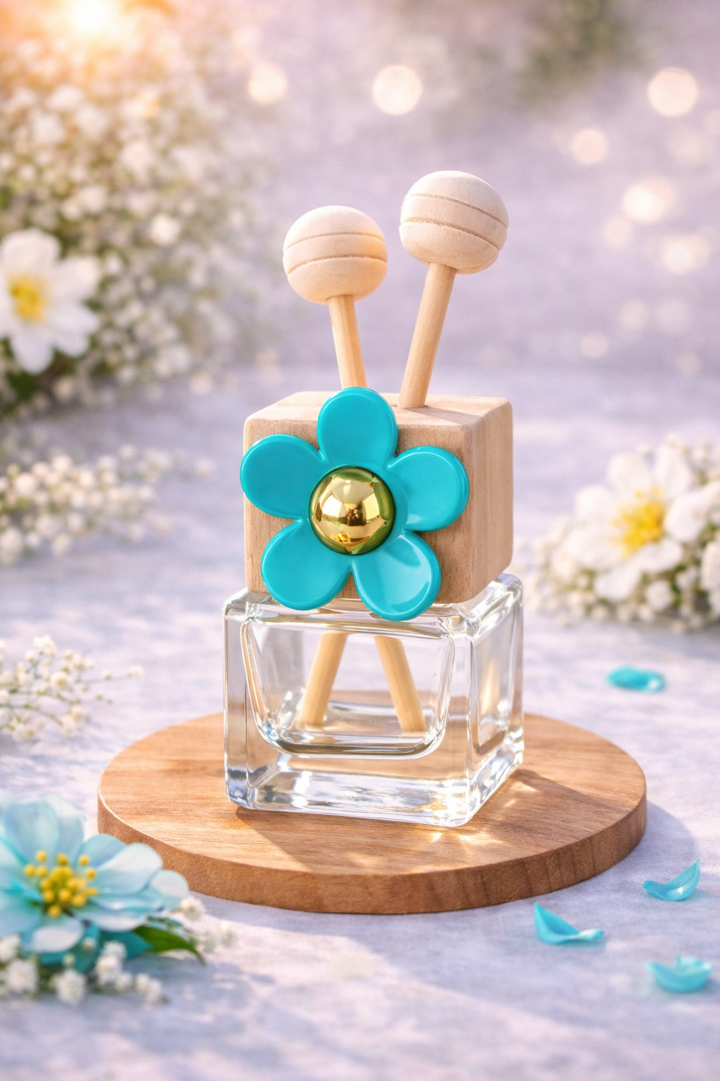Bright & Colorful Daisy Flower Car Diffusers