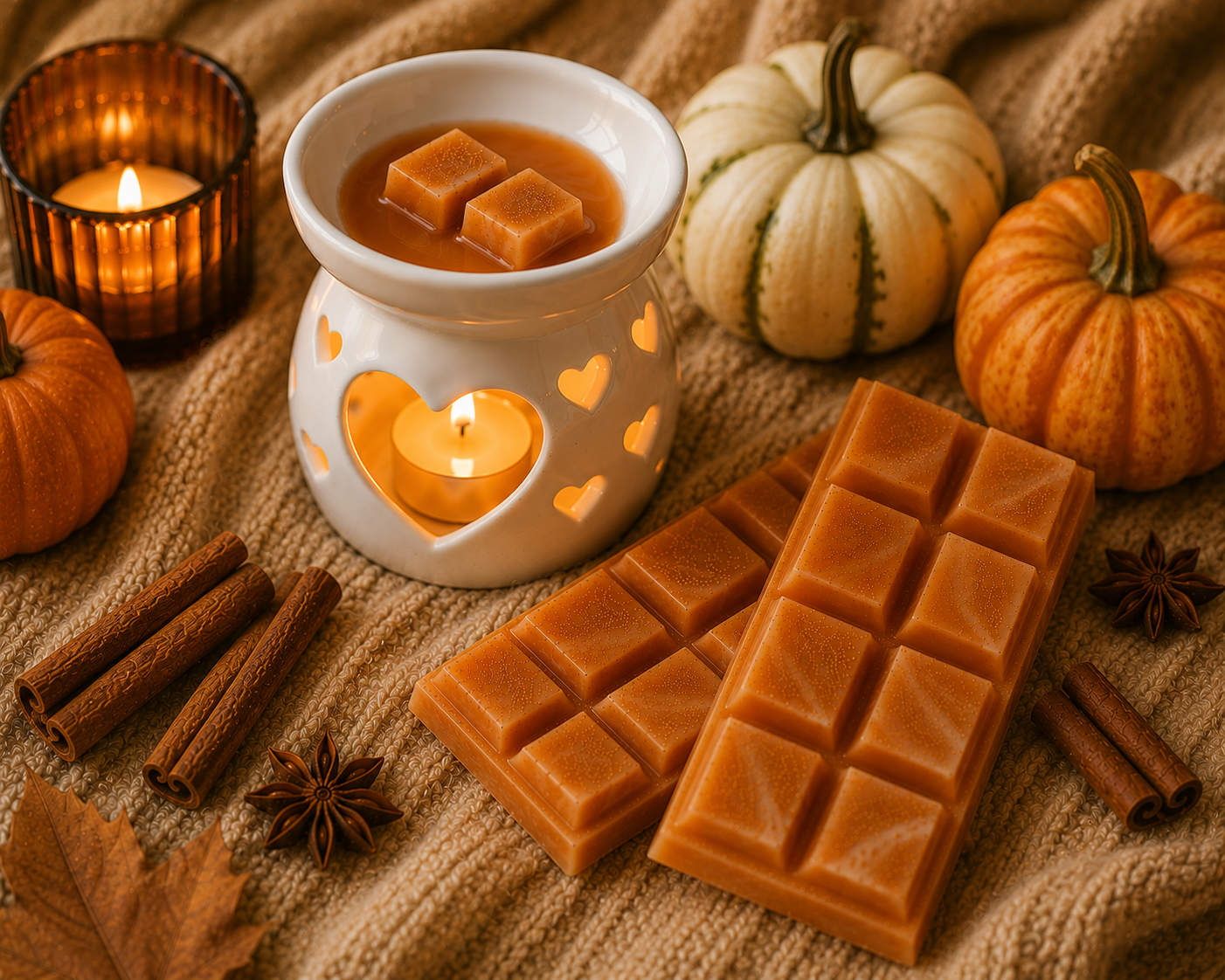 Pumpkin Spice Wax Melt Snap Bar