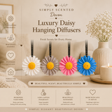 Colourfull Handmade Hanging Aroma Stone Daisy