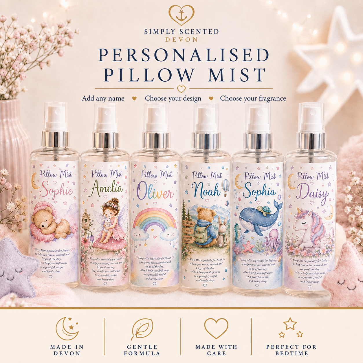 Personalised Pillow Mist for Children - 50ml