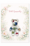 Flower Pocket Worry Bears - Pocket Bear Hug