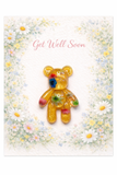 Flower Pocket Worry Bears - Pocket Bear Hug
