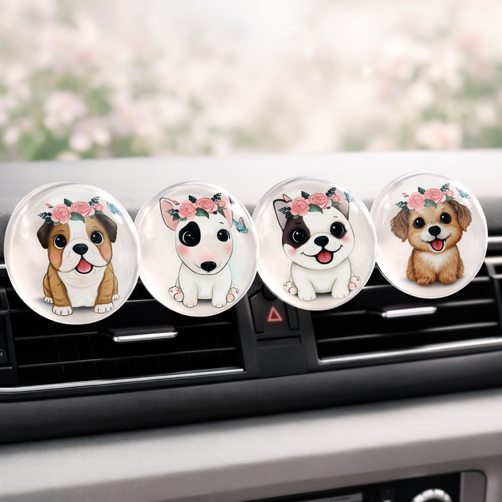 Cute Dog Car Air Freshener - Car Diffuser