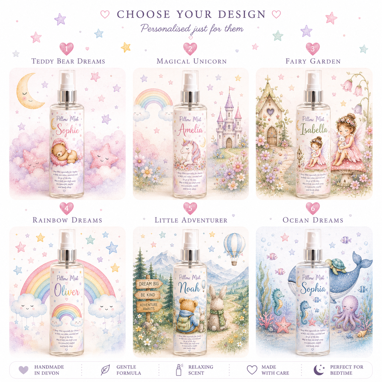 Personalised Pillow Mist for Children - 50ml