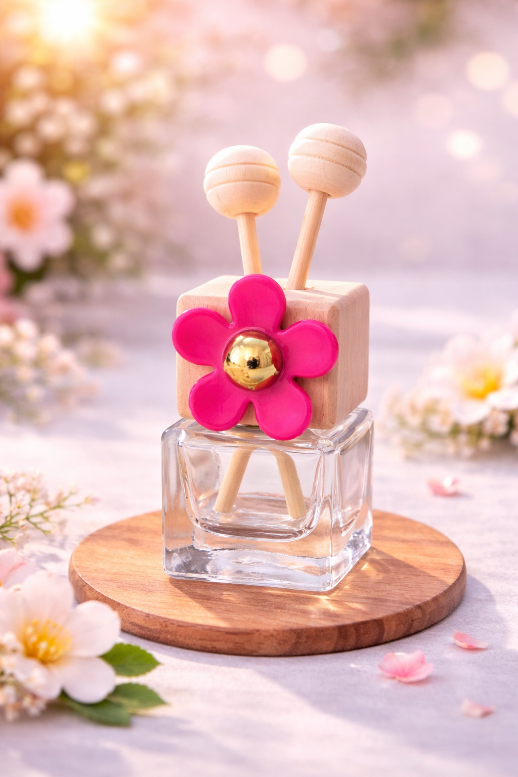 Bright & Colorful Daisy Flower Car Diffusers
