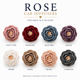 Rose Car Diffuser | Vented Flower Car Air Freshener