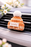 Funky Bobble Hat Car Air Freshener - Car Diffuser