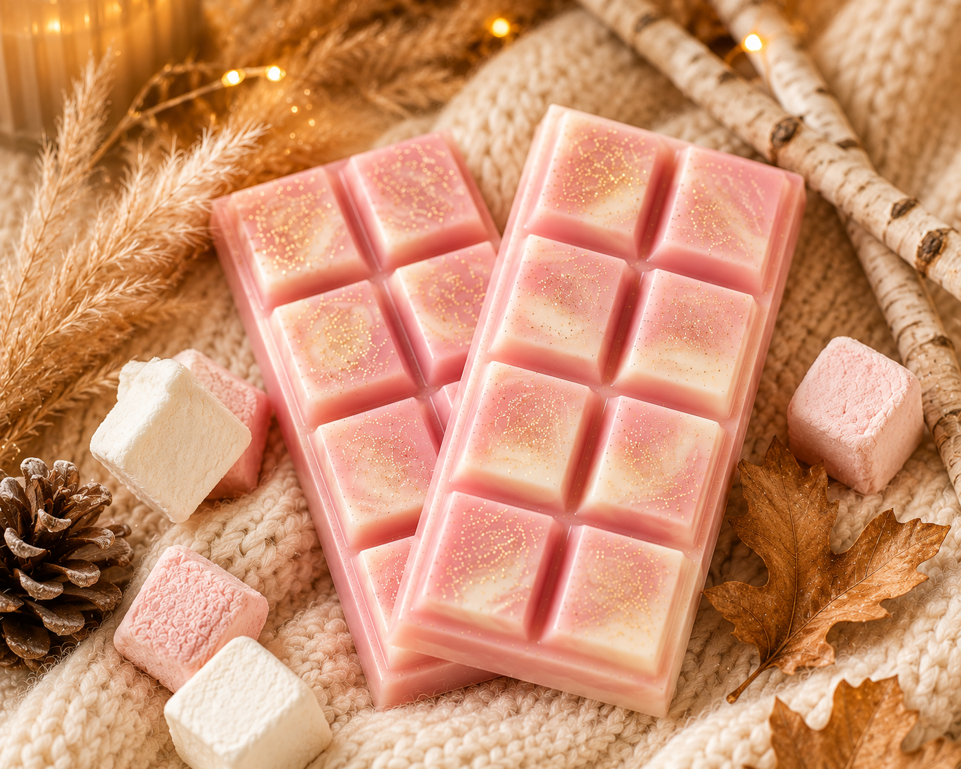 Toasted Marshmallow Wax Melt Snap Bar