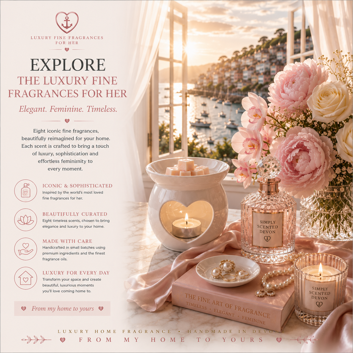 Luxury Fine Fragrances for Her Wax Melt Discovery Box