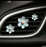 Set of 3 Daisy Car Air Fresheners - Car Diffusers