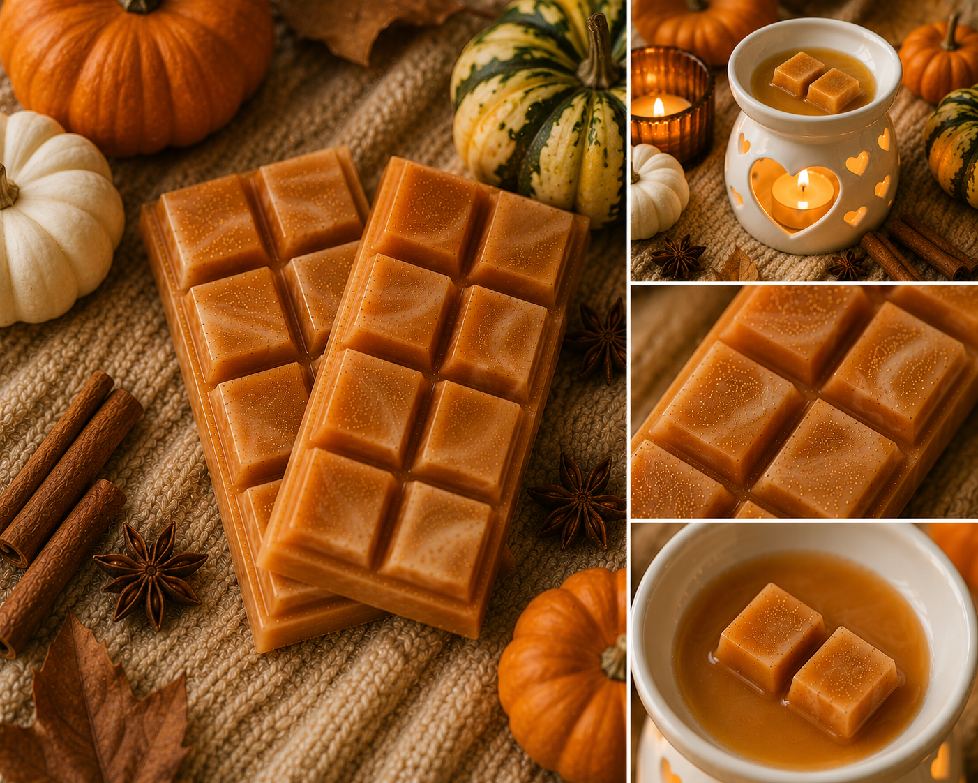 Pumpkin Spice Wax Melt Snap Bar