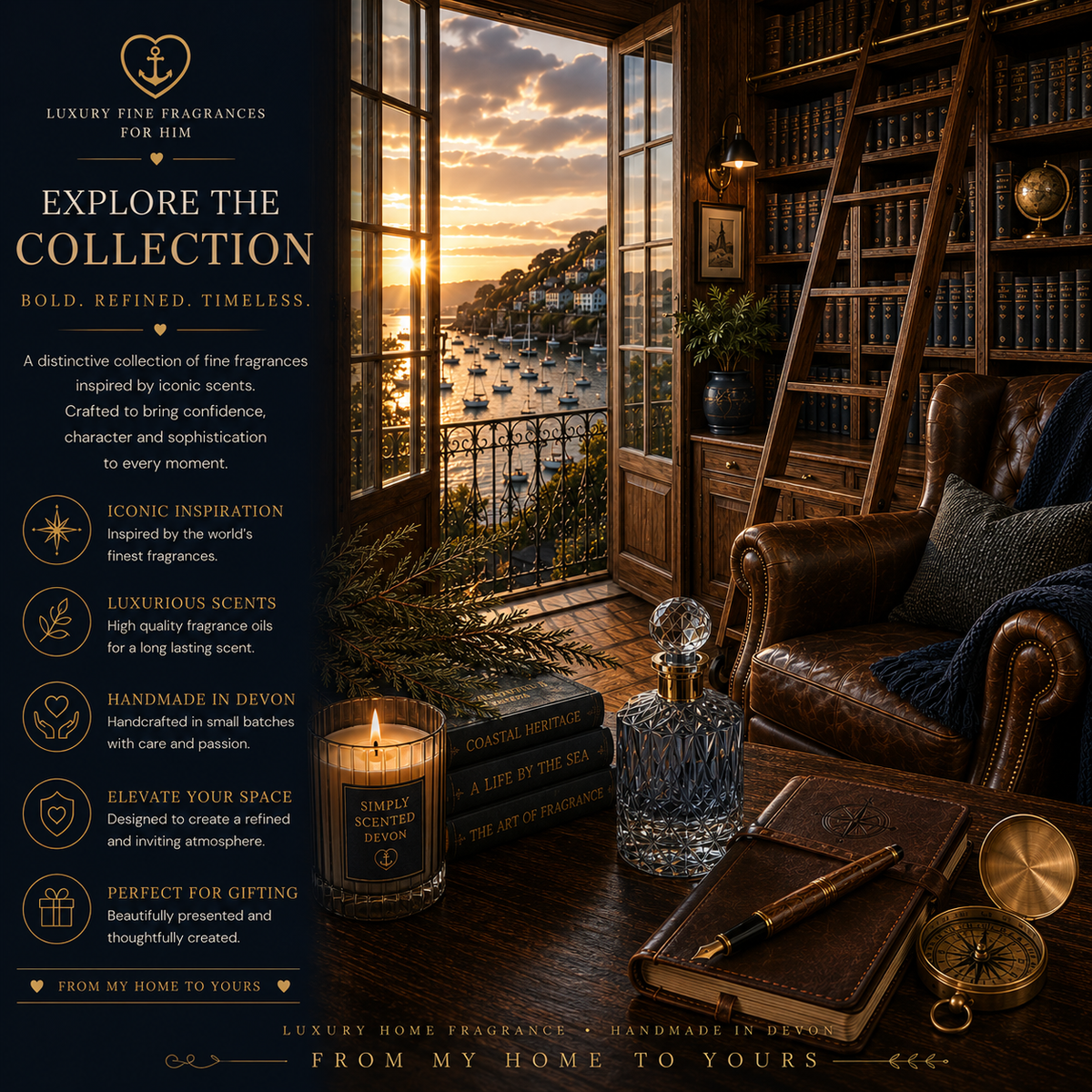 Luxury Fine Fragrances for Him Wax Melt Discovery Box