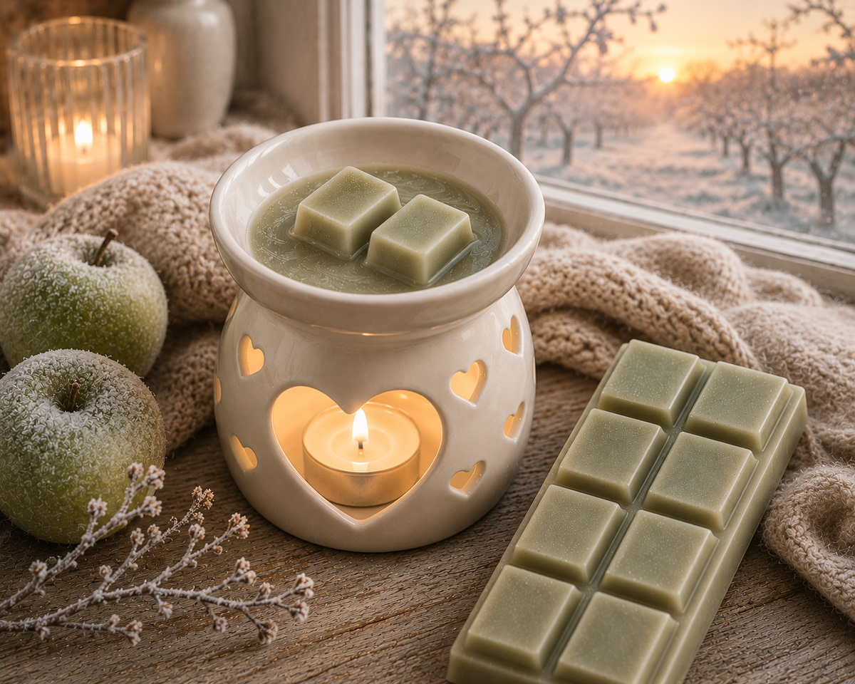 Frosted Apple Wax Melt Snap Bar