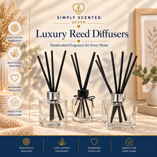 Luxury Clear Glass Reed Diffuser