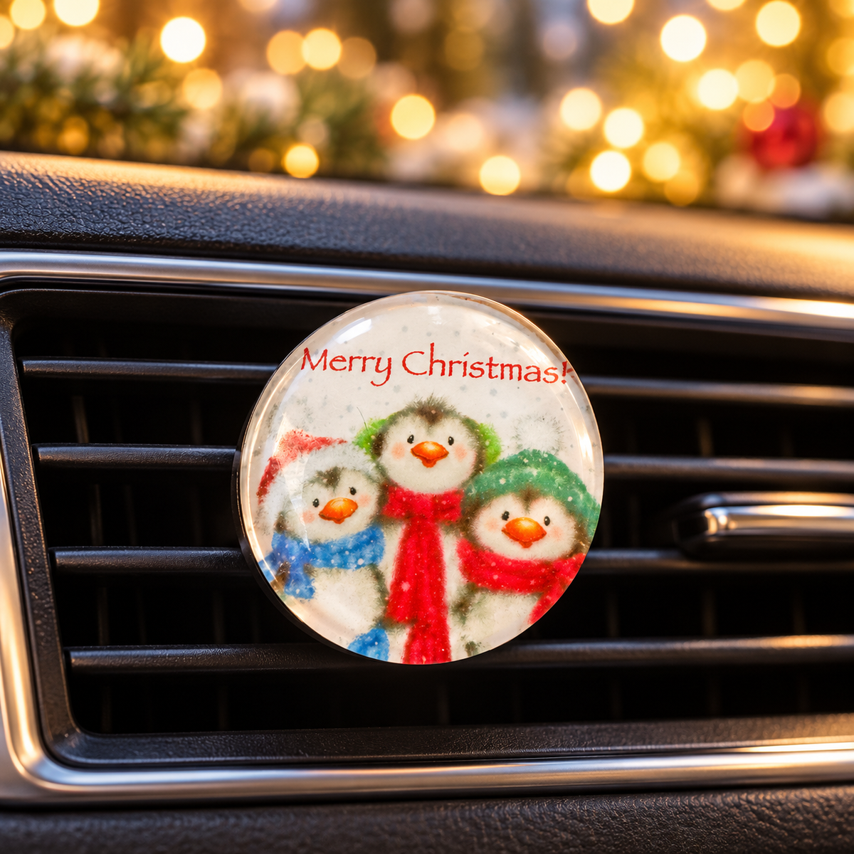 Christmas Car Diffuser - Christmas Owls Air Freshener