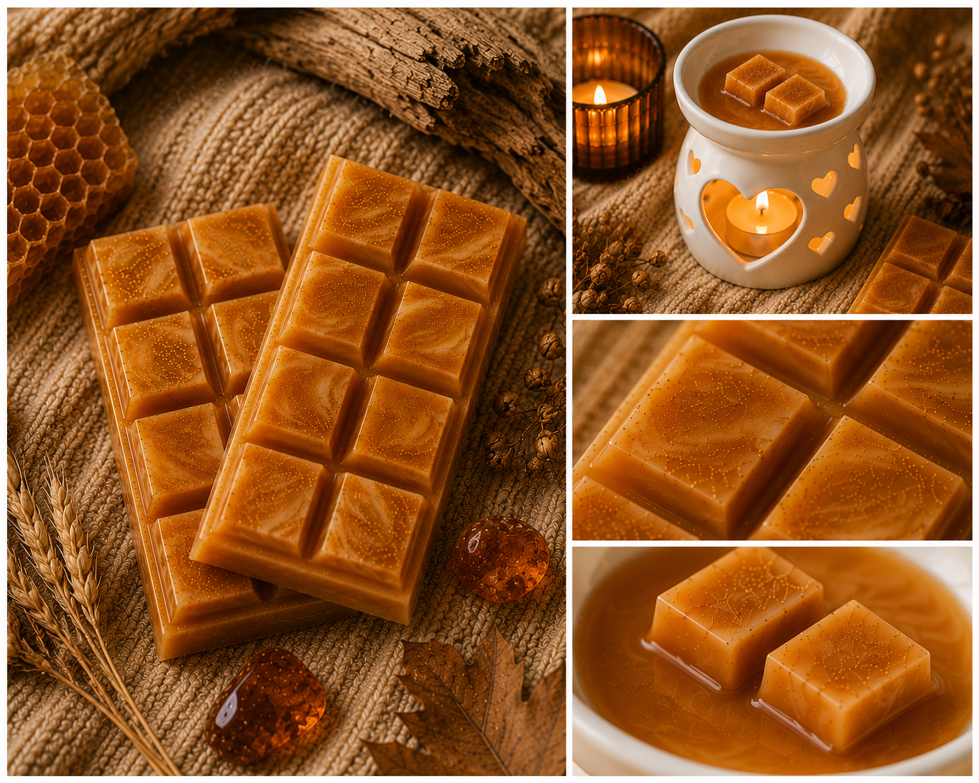 Smoldering Amber Wax Melt Snap Bar