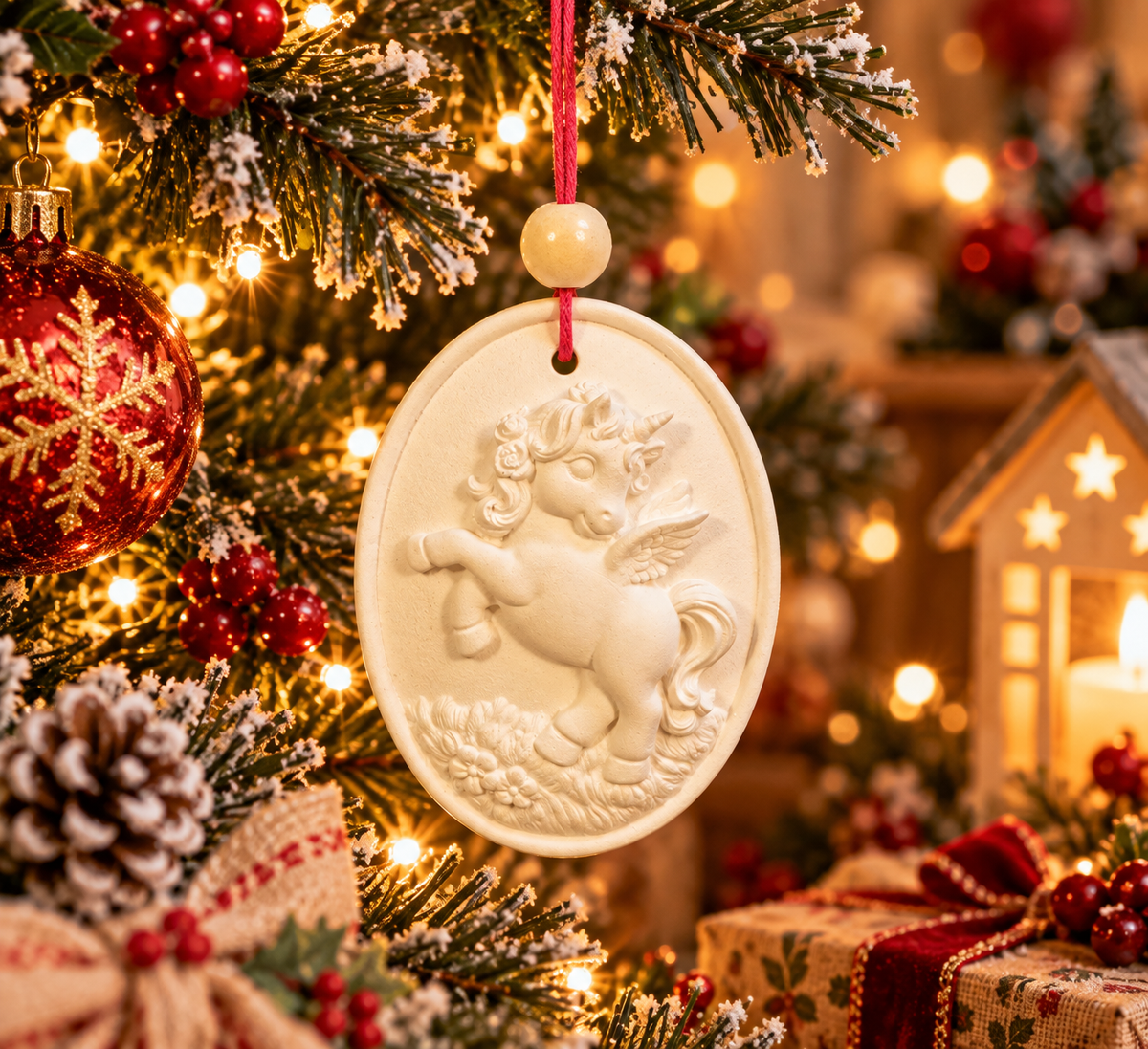 Christmas Hanging Aroma Stone - Pony