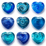 Shades of Blue Pocket Hugs - Pocket Hearts