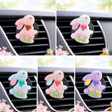 Cute Resin Rabbit Novelty Car Air Freshener - Car Diffuser