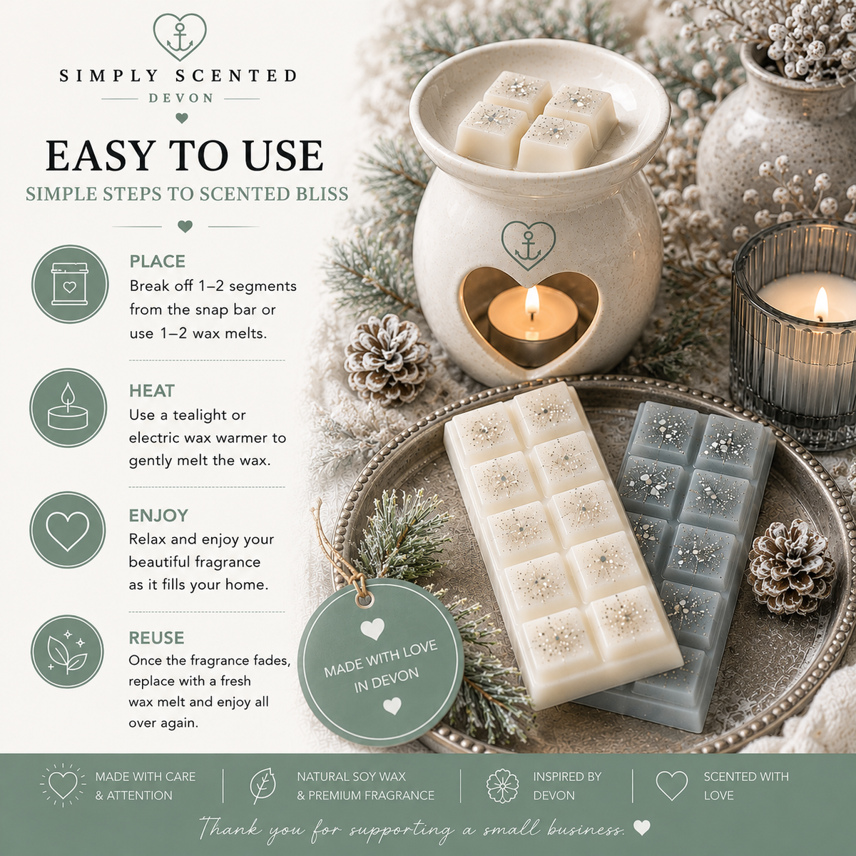 Bonfire Embers Wax Melt Snap Bar