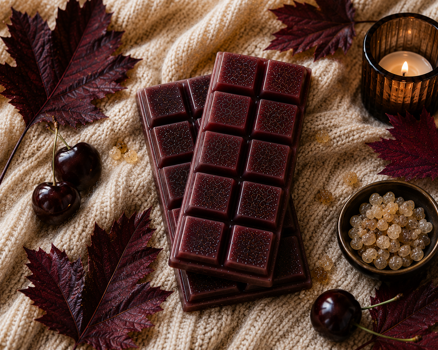 Black Cherry & Frankincense Wax Melt Snap Bar