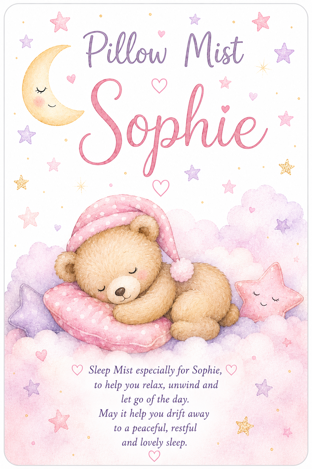 Personalised Pillow Mist for Children - 50ml