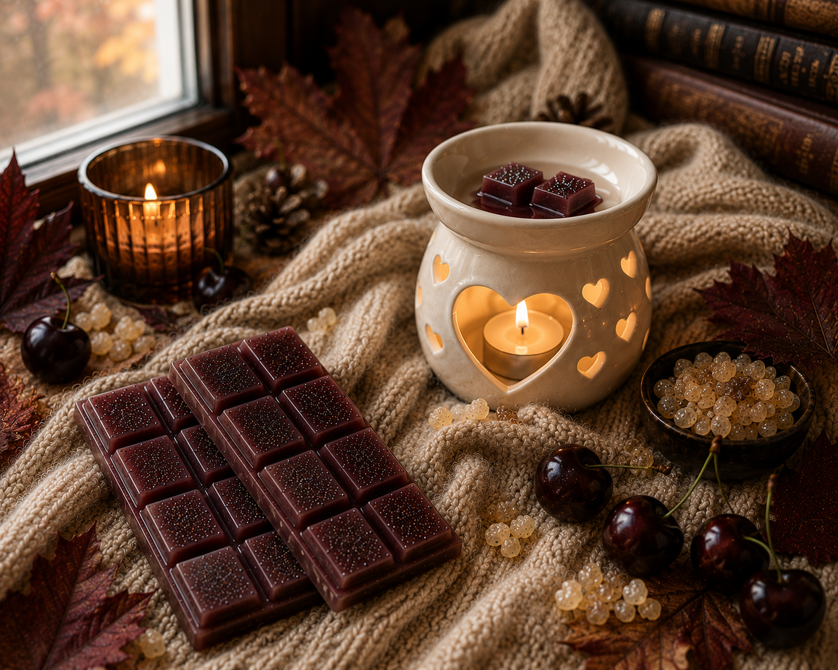 Black Cherry & Frankincense Wax Melt Snap Bar