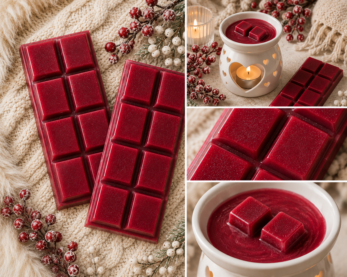 Crimson Spiced Berries Wax Melt Snap Bar