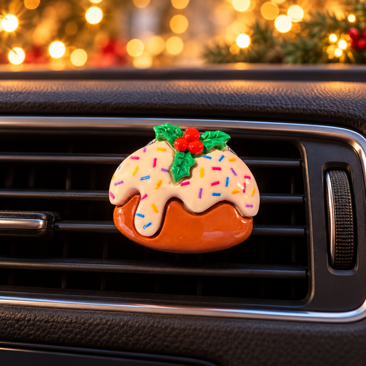 Christmas Car Diffuser - Christmas Pudding Air Freshener