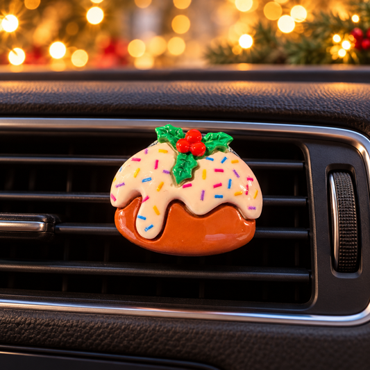 Christmas Car Diffuser - Christmas Pudding Air Freshener
