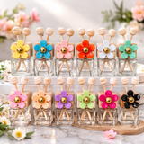 Bright & Colorful Daisy Flower Car Air Fresheners - Diffusers