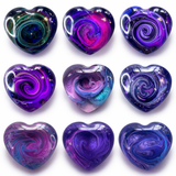 Handmade Shades of Purple Resin Car Air Freshener - Car Diffuser
