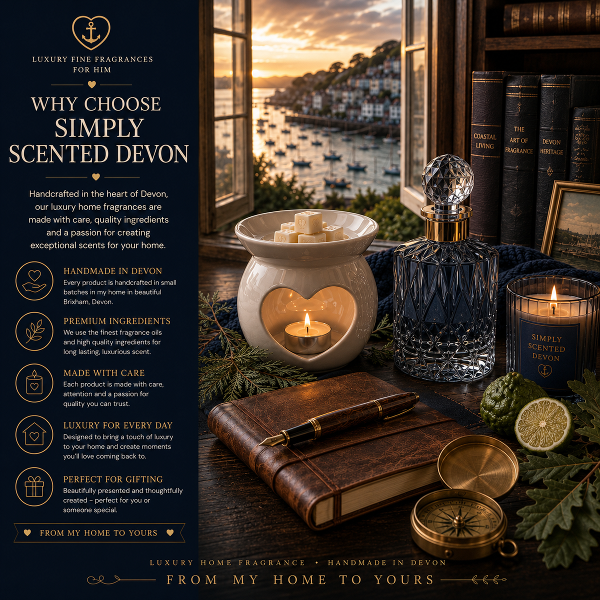Luxury Fine Fragrances for Him Wax Melt Discovery Box