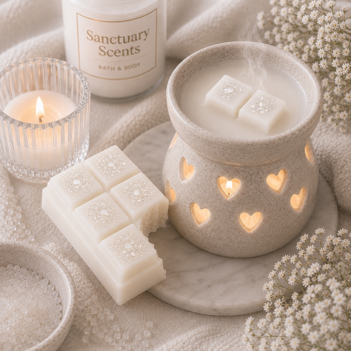 Soft Cotton Wax Melt Snap Bar