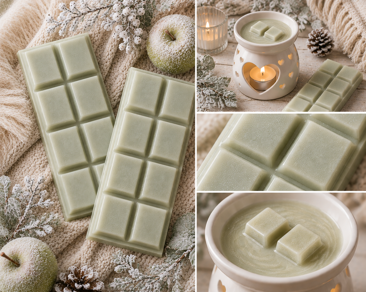 Frosted Apple Wax Melt Snap Bar