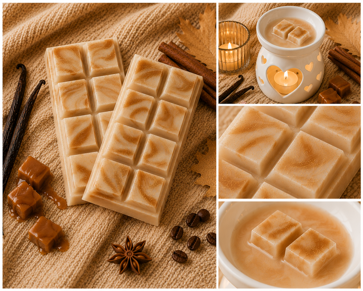 Vanilla Caramel Latte Wax Melt Snap Bar