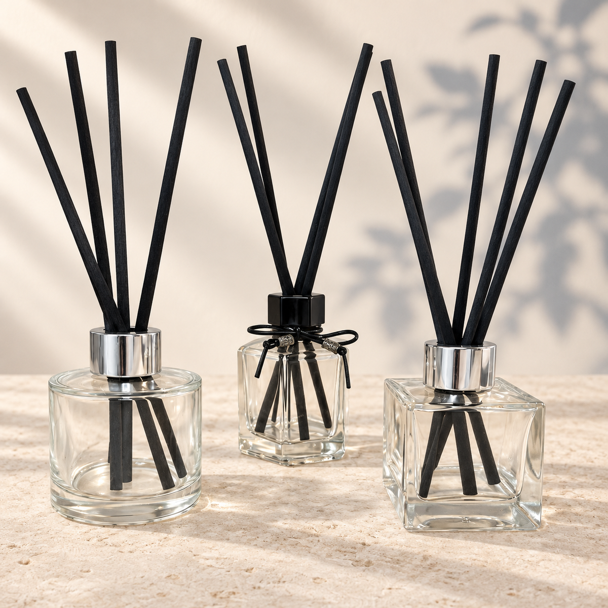 Luxury Clear Glass Reed Diffuser