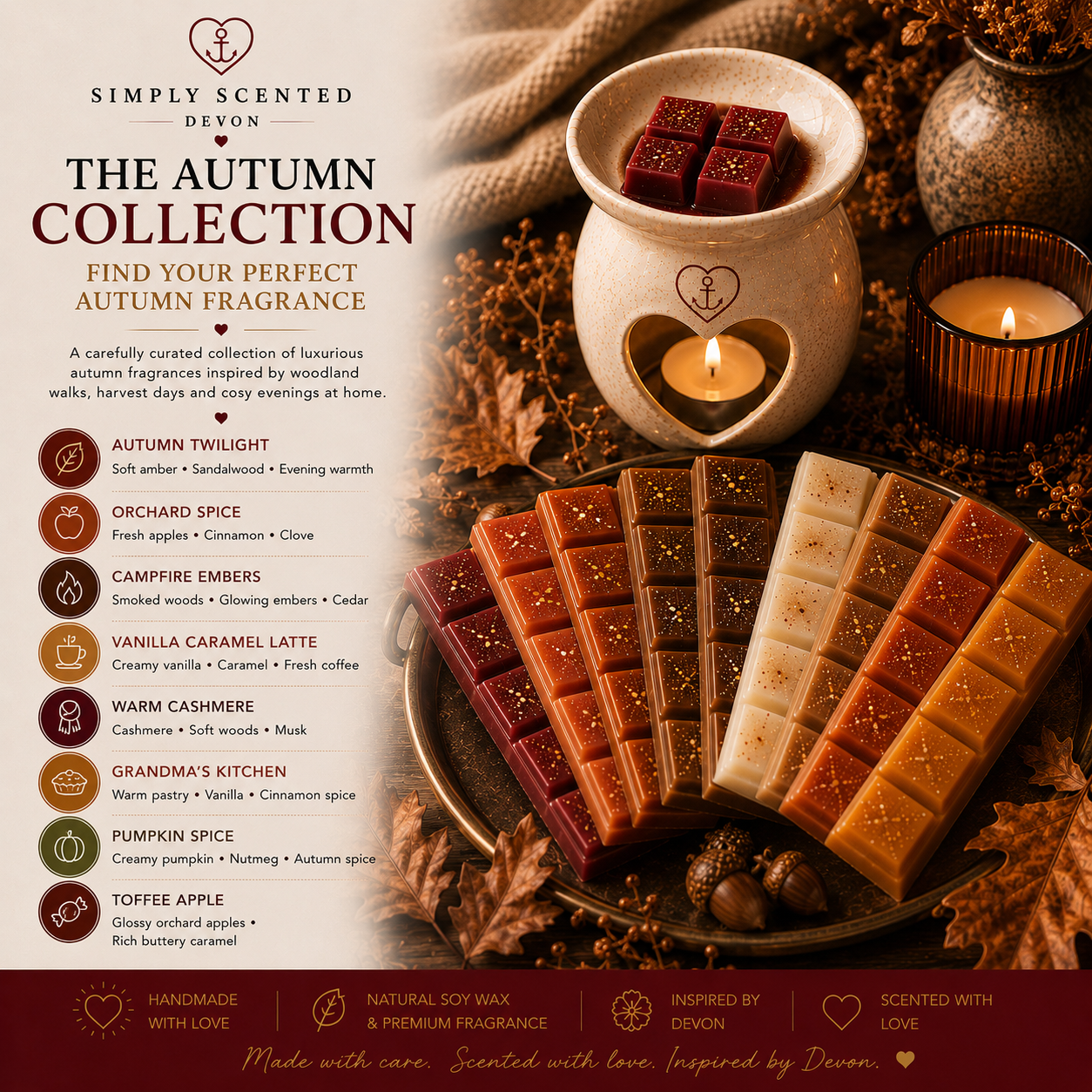 Autumn Twilight Wax Melt Snap Bar