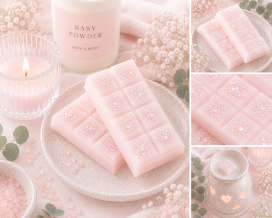 White Lily & Rose Wax Melt Snap Bar