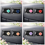 Resin Rose Car Air Freshener - Car Diffuser