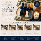 Luxury Fine Fragrances for Him Wax Melt Discovery Box