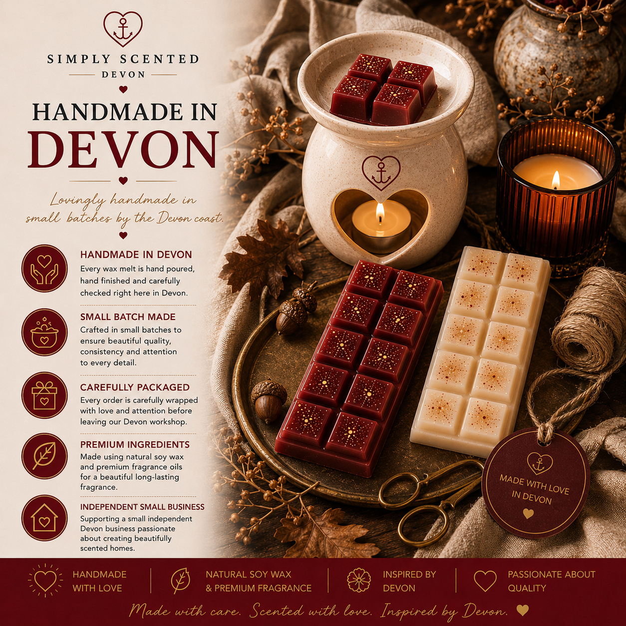 Autumn Twilight Wax Melt Snap Bar