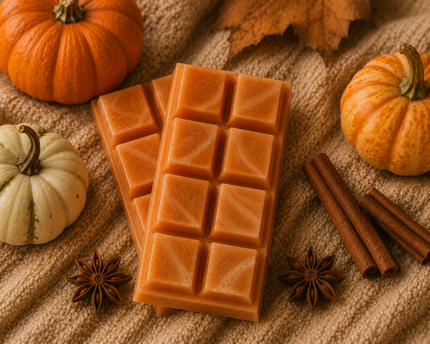 Pumpkin Spice Wax Melt Snap Bar