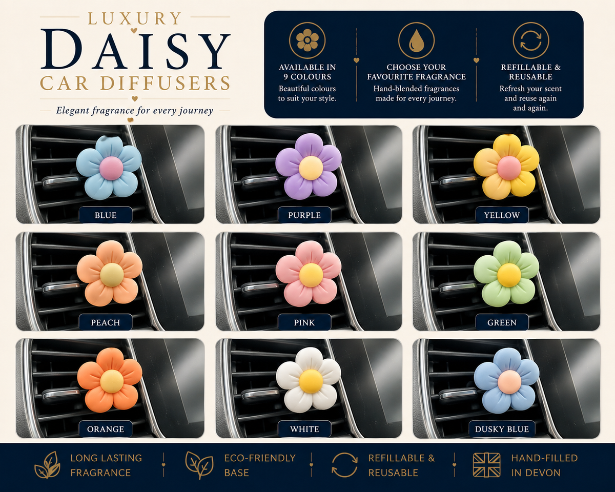 Daisy Car Air Freshener - Car Diffuser