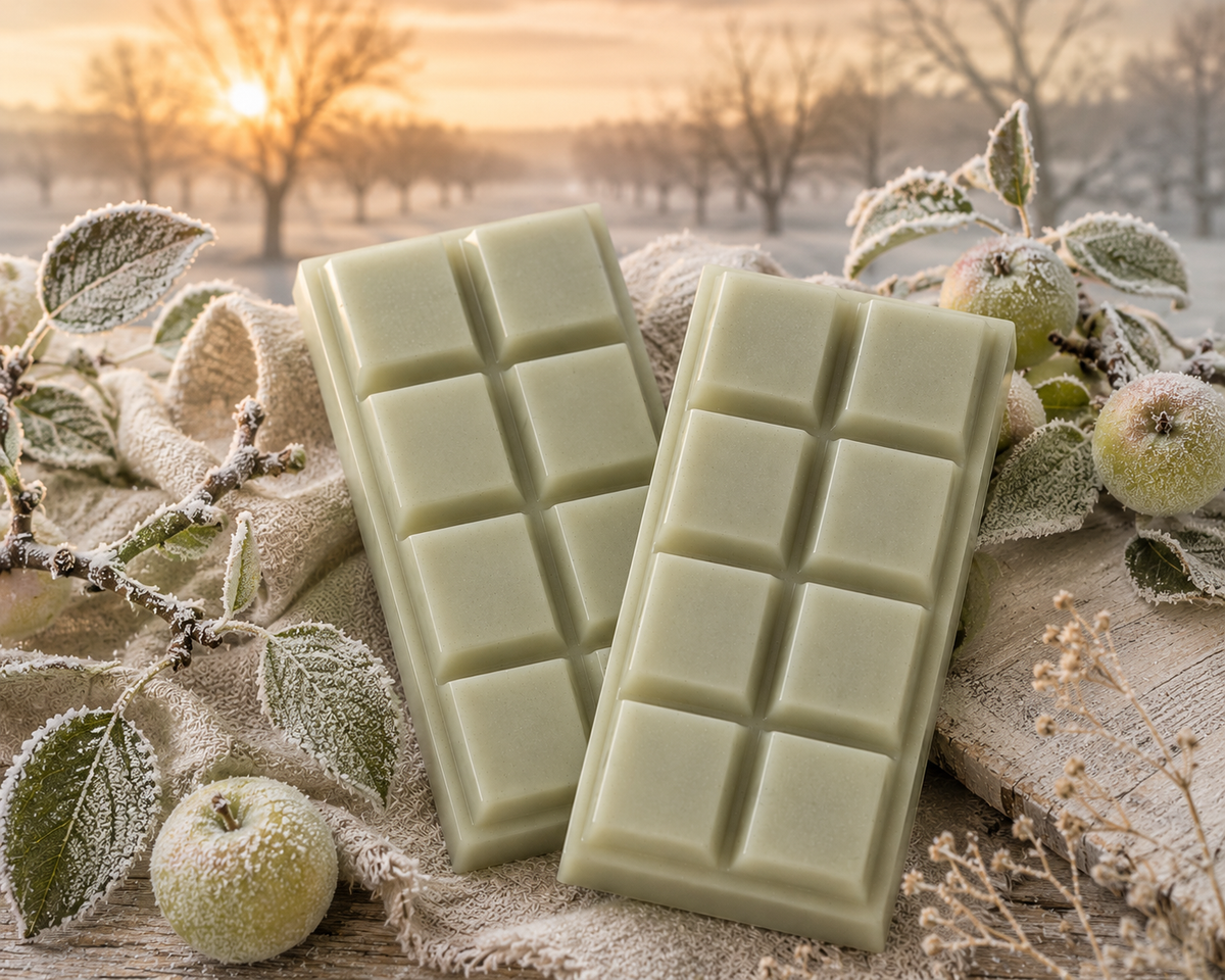 Frosted Apple Wax Melt Snap Bar