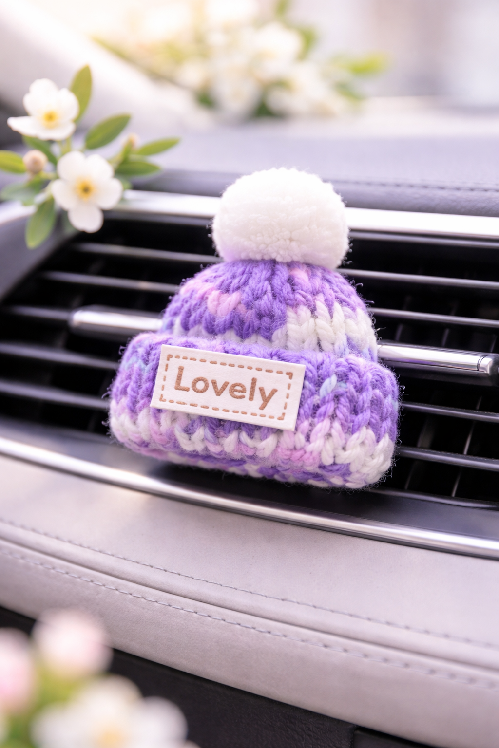 Funky Bobble Hat Car Air Freshener - Car Diffuser